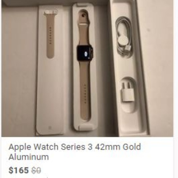 SCAM: APPLE WATCH SERIES 3 W/ # 646-387-3592 - Picture 4 of 7